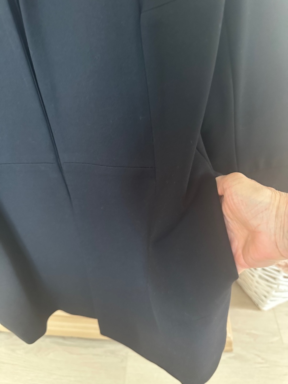 Black Open-Front Blazer Jacket - Picture 4 of 8